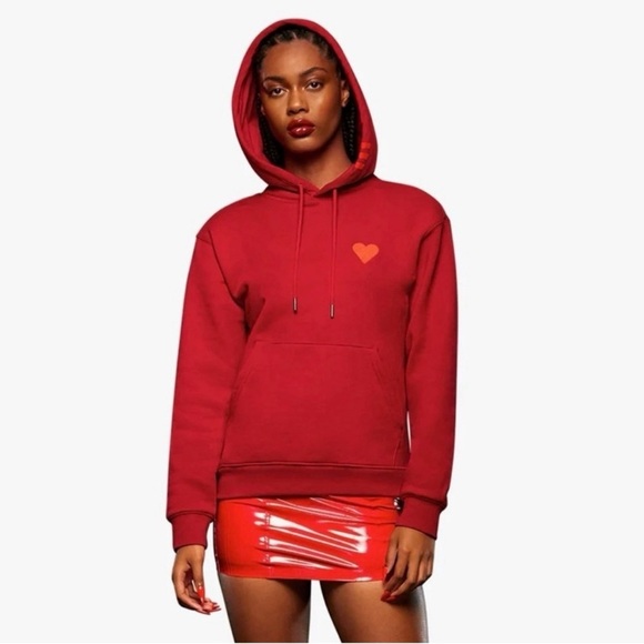 Adidas x Ivy Park • Valentines Day Red Heart Hoodie - Picture 3 of 8